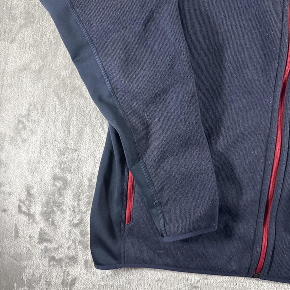 Patagonia Better Sweater Fleece Sweater Men's XL Navy Full-Zip Hooded Jacket - Picture 6 of 8